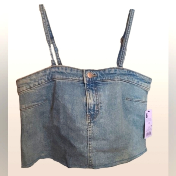 wild fable Tops - NWT Wild Fable Light Blue Denim Tank Top